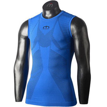 NOVÉ funkční tílko MICO Man Sleeveless Round Neck Shirt - 1