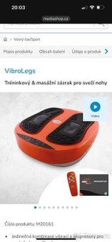 Masážní stroj na nohy