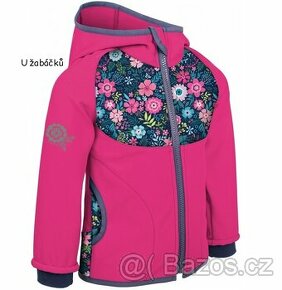 ♥ Dívčí SOFTSHELLOVÁ BUNDA UNUO s fleecem vel. 116/122 ♥