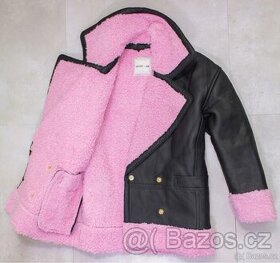 Kožená bunda KENZO Pink Black Leather - NOVÁ - 1