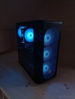 Herní PC – RX 6600 8GB, Ryzen 5, 16GB RAM, RGB – tichý & výk