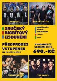 2 vstupenky na Zručský Bigbítový (z)dunění