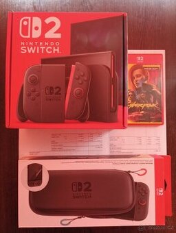 Nintendo Switch 2 + Cyberpunk 2077 + pouzdro
