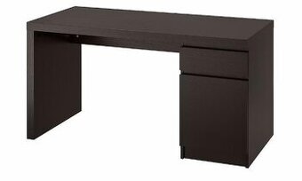 IKEA Malm - černý stůl