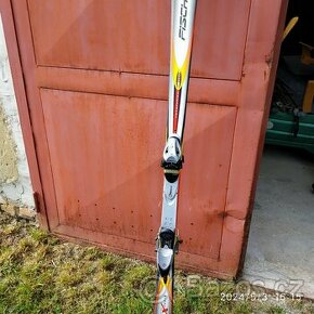 Pr. Carvingové lyže Fischer dl. 168 cm s vázkem Tyrolia i s