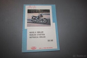 Jawa 350 640 návod k obsluze originál