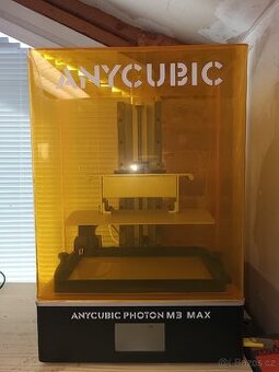 Anycubic photon M3 max + mycí box a příslušenství