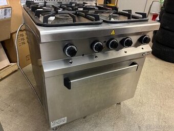 Plynový sporák s plynovou troubou MBM G4SFE8 řada 900