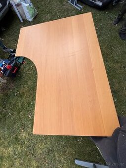 Nastavitelný rohový psací stůl IKEA 160×120 cm