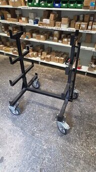 Pojízdný stojan na závitové tyče, trubky, výztuž, roxory - 1