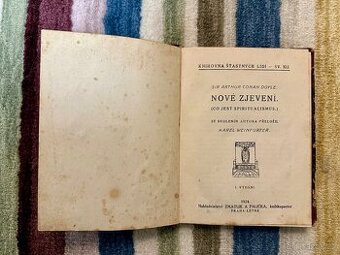 Nové zjevení – Arthur Conan Doyle (1924)