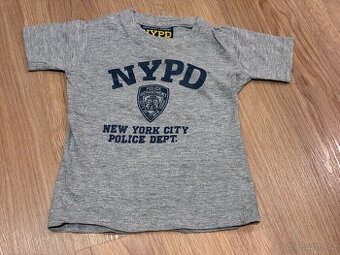 Dětské tričko NYPD policie New York vel. 1 rok 12m