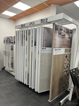 Výstavní stojan na dlažbu, obklady, vinil