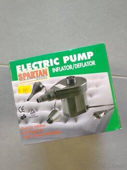 Elektrická pumpa k nafukování matrací, apod. + koncovky