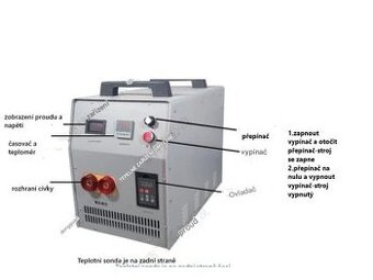 Nízkofrekvenční indukční ohřev 30KV bez chlazení