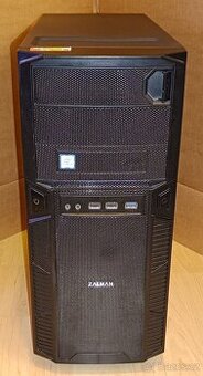 Zalman Z1,i5-7500T,WIN 11,SSD 128GB+HDD 1TB,RAM 8GB,monitor