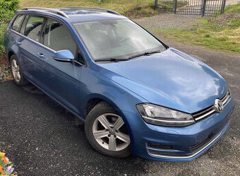 VW Golf VII, variant, 2.O Tdi , koupeno v ČR
