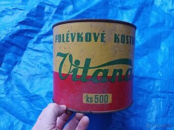 Plechová dóza Vitana - polévkové kostky