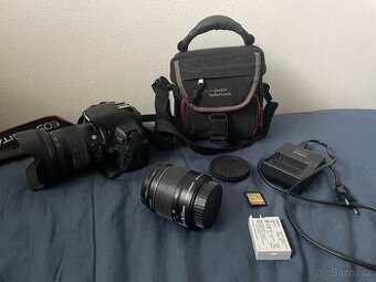 Canon EOS 650D + 2 objektivy + kompletní příslušenství