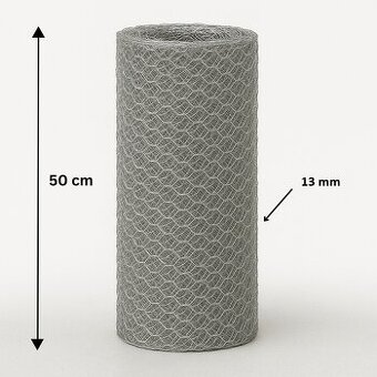 Králičí pletivo šestihranné, pozinkované, oko 13mm