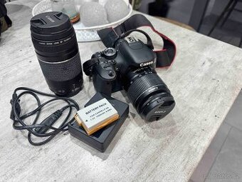 Canon EOS 600D + 2x objektiv