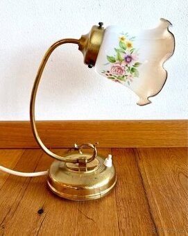 Stará mosazná romantická lampička