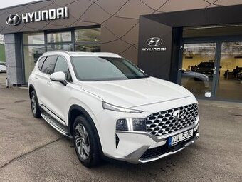 Hyundai Santa Fe 2019–2023 střešní nosiče + box + nášlapy