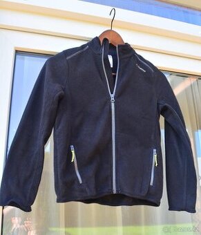 Dětská fleecová mikina zn. QUECHUA, černá