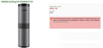 Přenosná UV čistička vzduchu OSRAM – TOP stav