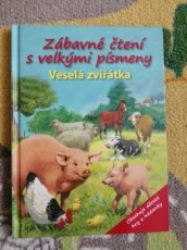 Zábavné čtení s velkými písmeny Veselá zvířátka