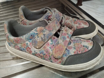 Jonap Nella kytka tisk 34 barefoot boty dívčí obuv