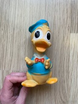 Pískací gumová hračka - kačer