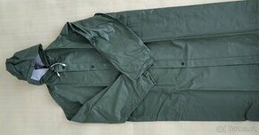 Voděodolný ochranný plášť s kapucí - pláštěnka XL