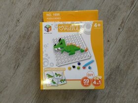 Skládačka / mozaika dinosauři 4v1 - 59 dílků, pro děti