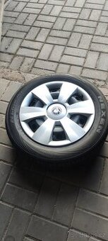 Kola Škoda  Fabia 3, Rapid R15 letní + orig. kryty kol
