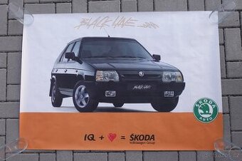 Škoda Favorit Black line - plakát