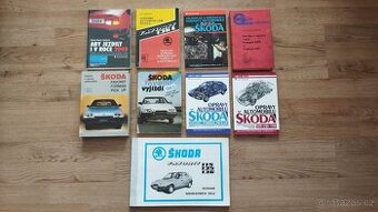 Knihy a seznam náhradních dílu na Škoda Favorit