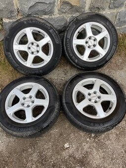 Alu kola 5x100 r15 pneu letni 195/65R15