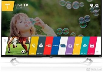 SMART Wi-Fi TV Bílo-černá LG 4K IPS rozlišením a Chromecast