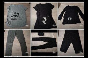 Těhotenské oblečení M/L