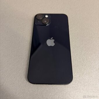 iPhone 14 128GB černý, pěkný stav, 12 měsíců záruka
