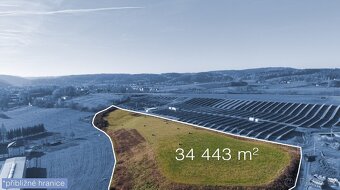Prodej rozlehlých stavebních pozemků – 34 433 m²