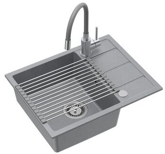 KUCHYŇSKÝ GRANITOVÝ DŘEZ STEINER BONUS + BATERIE