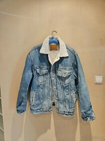 Džínová bunda s kožíškem