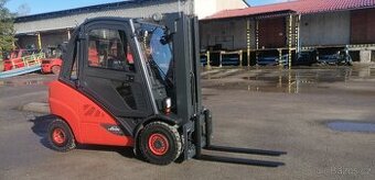LINDE H30D-02 triplex boční posuv, volný zdvih
