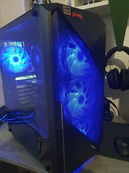 Herní PC - Ryzen 5 5600, 32 GB DDR4 KINGSTON FURY CL16 RAM