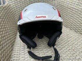 Lyžařská helma Casco, pro obvod hlavy cca 56-58 cm