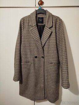 damský kabát kostkovaný
