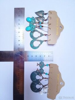 náušnice - 6 párů