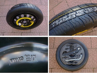 Rezerva dojezdovka - originál VW 5x112 3,5Jx16 ET25,5